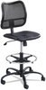 A Picture of product SAF-3395BV Safco® Vue™ Series Mesh Extended-Height Chair Supports Up to 250 lb, 23" 33" Seat Height, Black Vinyl Base