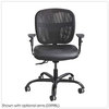 A Picture of product SAF-3397BV Safco® Vue™ Intensive-Use Mesh Task Chair Supports Up to 500 lb, 18.5" 21" Seat Height, Black Vinyl Seat/Back, Base