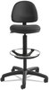 A Picture of product SAF-3401BL Safco® Precision Extended-Height Swivel Stool with Adjustable Footring Supports Up to 250 lb, 23" 33" Seat Height, Black Fabric