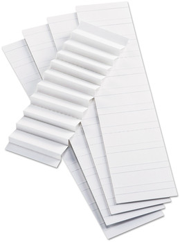 Pendaflex® Blank Inserts For Hanging File Folders Compatible with 42 Series Tabs, 1/5-Cut, White, 2" Wide, 100/Pack