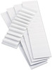 A Picture of product PFX-242 Pendaflex® Blank Inserts For Hanging File Folders Compatible with 42 Series Tabs, 1/5-Cut, White, 2" Wide, 100/Pack