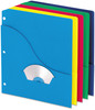 A Picture of product PFX-32900 Pendaflex® Pocket Project Folders 3-Hole Punched, Letter Size, Assorted Colors, 10/Pack