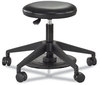 A Picture of product SAF-3437BL Safco® Lab Stool Backless, Supports Up to 250 lb, 19.25" 24.25" Seat Height, Black