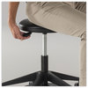 A Picture of product SAF-3437BL Safco® Lab Stool Backless, Supports Up to 250 lb, 19.25" 24.25" Seat Height, Black