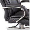 A Picture of product SAF-3502BL Safco® Lineage™ Big & Tall High Back Task Chair Max 500 lb, 20.5" to 24.25" Black Seat, Chrome Base, Ships in 1-3 Business Days