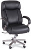 A Picture of product SAF-3502BL Safco® Lineage™ Big & Tall High Back Task Chair Max 500 lb, 20.5" to 24.25" Black Seat, Chrome Base, Ships in 1-3 Business Days