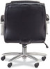 A Picture of product SAF-3504BL Safco® Lineage™ Big & Tall Mid Back Task Chair - 24.5" Big&Tall Max 350lb, 19.5" to 23.25" High Black Seat,Chrome,Ships in 1-3 Business Days