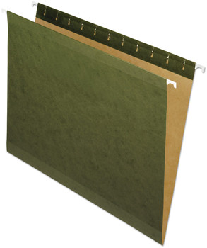 Pendaflex® Reinforced Hanging File Folders Letter Size, Straight Tabs, Standard Green, 25/Box