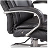 A Picture of product SAF-3504BL Safco® Lineage™ Big & Tall Mid Back Task Chair - 24.5" Big&Tall Max 350lb, 19.5" to 23.25" High Black Seat,Chrome,Ships in 1-3 Business Days