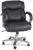 A Picture of product SAF-3504BL Safco® Lineage™ Big & Tall Mid Back Task Chair - 24.5" Big&Tall Max 350lb, 19.5" to 23.25" High Black Seat,Chrome,Ships in 1-3 Business Days