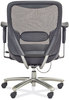 A Picture of product SAF-3505BL Safco® Lineage™ Big & Tall All-Mesh Task Chair Supports 400lb, 19.5" - 23.25" High Black Seat,Chrome Base,Ships in 1-3 Business Days