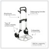 A Picture of product SAF-4055NC Safco® Stow-Away® Collapsible Hand Truck Heavy-Duty 500 lb Capacity, 23 x 24 50, Aluminum