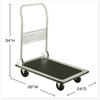 A Picture of product SAF-4063 Safco® Tuff Truck™ Platform 500 lb Capacity, 36 x 24, Gray, Ships in 1-3 Business Days