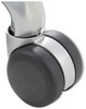 A Picture of product SAF-4082BL Safco® Sassy® Manager Chair Casters 2.5" Wheel, Black, 5/Set