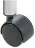 A Picture of product SAF-4083BL Safco® Sassy® Stack Chair Casters 2.5" Wheel, Black, 4/Set