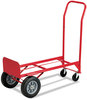A Picture of product SAF-4086R Safco® Two-Way Convertible Hand Truck 500 to 600 lb Capacity, 18 x 51, Red