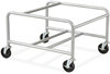 A Picture of product SAF-4190SL Safco® Sled Base Stack Chair Cart Metal, 500 lb Capacity, 23.5" x 27.5" 17", Silver, Ships in 1-3 Business Days