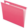A Picture of product PFX-415215PIN Pendaflex® Colored Reinforced Hanging Folders Letter Size, 1/5-Cut Tabs, Pink, 25/Box