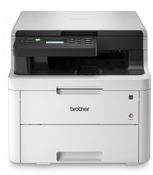 Brother HLL3290CDW Digital Color Multifunction Compact Printer with Convenient Flatbed Copy and Scan, Plus Wireless Duplex Printing