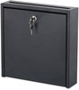 A Picture of product SAF-4258BL Safco® Interoffice Mailbox Wall-Mountable 12 x 3 Black