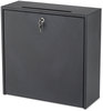 A Picture of product SAF-4259BL Safco® Interoffice Mailbox Wall-Mountable 18 x 7 Black
