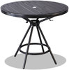 A Picture of product SAF-4362BL Safco® CoGo™ Table Tables, Steel, Round, 36" Diameter x 29.5h, Black, Ships in 1-3 Business Days