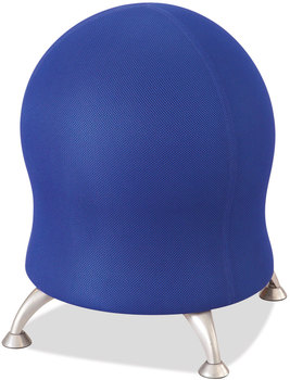 Safco® Zenergy™ Ball Chair Backless, Supports Up to 250 lb, Blue Fabric, Ships in 1-3 Business Days