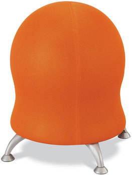 Safco® Zenergy™ Ball Chair Backless, Supports Up to 250 lb, Orange Fabric, Ships in 1-3 Business Days