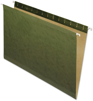 Pendaflex® Reinforced Hanging File Folders Legal Size, Straight Tabs, Standard Green, 25/Box