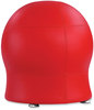 A Picture of product SAF-4751RV Safco® Zenergy™ Ball Chair Backless, Supports Up to 250 lb, Red Vinyl, Ships in 1-3 Business Days