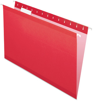 Pendaflex® Colored Reinforced Hanging Folders Legal Size, 1/5-Cut Tabs, Assorted Colors, 25/Box