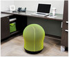 A Picture of product SAF-4760GN Safco® Zenergy™ Swivel Ball Chair Backless, Supports Up to 250 lb, Green Seat, Black Base, Ships in 1-3 Business Days