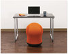 A Picture of product SAF-4760OR Safco® Zenergy™ Swivel Ball Chair Backless, Supports Up to 250 lb, Orange Seat, Black Base