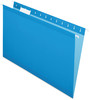 A Picture of product PFX-415315BLU Pendaflex® Colored Reinforced Hanging Folders Legal Size, 1/5-Cut Tabs, Blue, 25/Box
