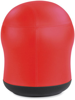 Safco® Zenergy™ Swivel Ball Chair Backless, Supports Up to 250 lb, Red Vinyl, Ships in 1-3 Business Days