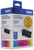 A Picture of product BRT-LC1013PKS Brother LC101BK, LC101C, LC101M, LC101Y, LC1013PKS Ink Innobella 300 Page-Yield, Cyan/Magenta/Yellow
