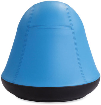 Safco® Runtz™ Swivel Ball Chair Backless, Supports Up to 250 lb, Baby Blue Vinyl, Ships in 1-3 Business Days