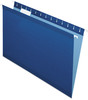 A Picture of product PFX-415315NAV Pendaflex® Colored Reinforced Hanging Folders Legal Size, 1/5-Cut Tabs, Navy, 25/Box