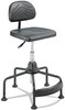 A Picture of product SAF-5117 Safco® Task Master® Economy Industrial Chair Supports Up to 250 lb, 17" 35" Seat Height, Black