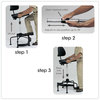 A Picture of product SAF-5117 Safco® Task Master® Economy Industrial Chair Supports Up to 250 lb, 17" 35" Seat Height, Black