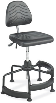 Safco® Task Master® Deluxe Industrial Chair Supports Up to 250 lb, 17" 35" Seat Height, Black, Ships in 1-3 Business Days