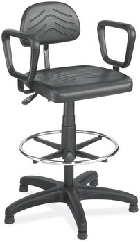 Safco® Optional Closed Loop Armrests for Task Master™ Series Chairs 2 x 13 9, Black, 2/Set, Ships in 1-3 Business Days