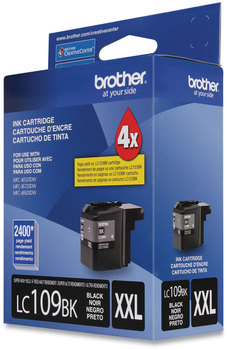 Brother LC109BK Ink Innobella Super High-Yield 2,400 Page-Yield, Black