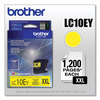 A Picture of product BRT-LC10EY Brother LC10EBK, LC10EC, LC10EM, LC10EY Ink INKvestment Super High-Yield 1,200 Page-Yield, Yellow