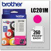 A Picture of product BRT-LC201M Brother LC2013PKS, LC201BK, LC201M, LC201Y Ink Innobella 260 Page-Yield, Magenta