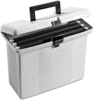 Pendaflex® Portable File Boxes Letter Files, 14.88" x 6.5" 11.88", Granite