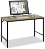 A Picture of product SAF-5272BLWL Safco® Simple Work Desk 45.5" x 23.5" 29.5", Walnut