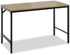 A Picture of product SAF-5272BLWL Safco® Simple Work Desk 45.5" x 23.5" 29.5", Walnut