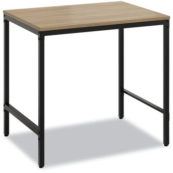 Safco® Simple Study Desk 30.5" x 23.2" 29.5", Walnut