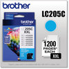 A Picture of product BRT-LC205C Brother LC2033PKS-LC205Y Ink LC205C Innobella Super High-Yield 1,200 Page-Yield, Cyan